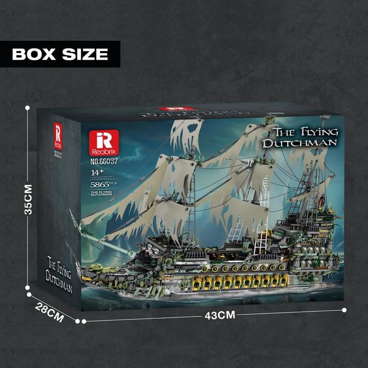 Actual product image ReoBrix The Flying Dutchman Big Ship