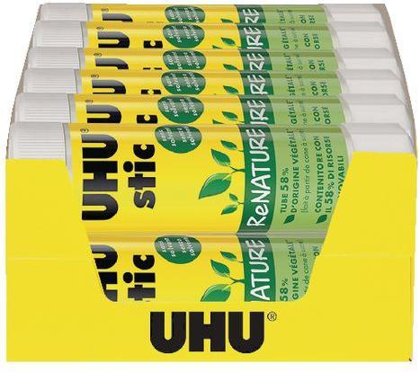 Actual product image UHU Glue stick ReNATURE glue stick transparent