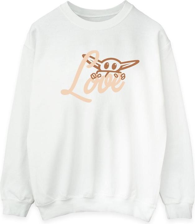 Actual product image Star Wars Mens Grogu Love Sweatshirt (M)