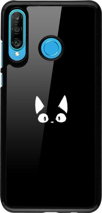 Immagine prodotto PhoneLook Copertina Gatto divertente su nero (Huawei P30 Lite)