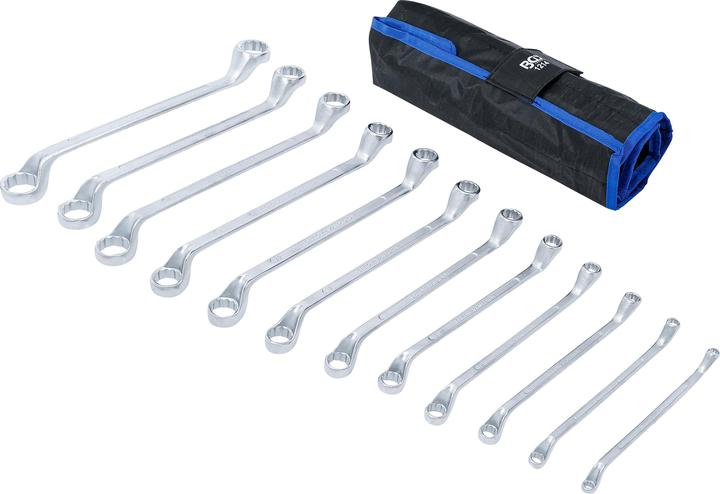 Actual product image BGS Set di 12 Chiavi a doppio anello, a gomito SW 6 x 7 - 30 x 32 mm ( 1214 ) (19 mm, 6 mm, 12 mm, 24 mm, 14 mm, 22 mm, 16 mm, 23 mm, 10 mm, 21 mm, 18 mm, 27 mm, 7 mm, 17 mm, 11 mm, 15 mm, 26 mm, 30 mm, 8 mm, 28 mm, 9 mm, 29 mm, 13 mm, 20 mm, 25 mm)