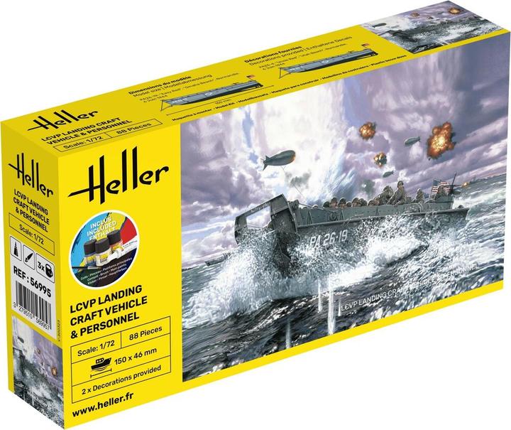 Immagine prodotto Heller STARTER KIT LCVP Mezzo da sbarco + Figure
