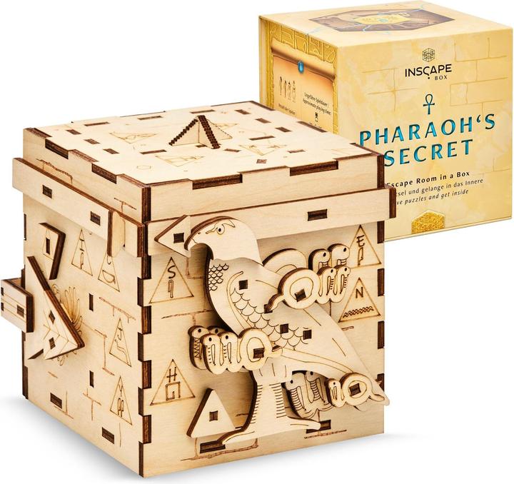 Actual product image Inscape Pharaoh's Secret - Puzzle Box (German, French, Italian, English)