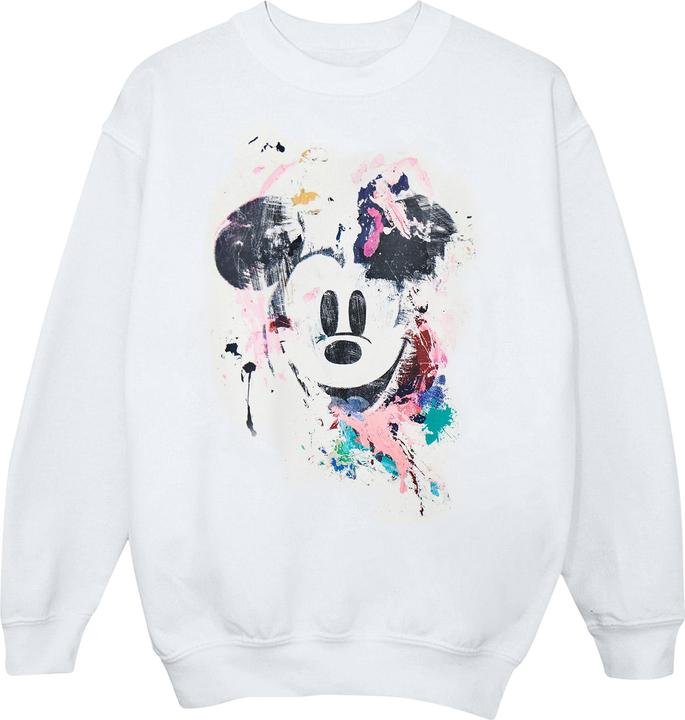 Disney Mickey Mouse Lime Splatter Sweatshirt