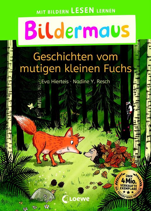 Produktbild Loewe Bildermaus - Geschichten vom mutigen kleinen Fuchs (Deutsch, Loewe Erstlesebücher, Eva Hierteis, Nadine Y. Resch, 2024)