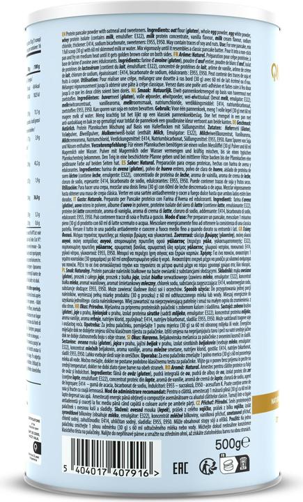 Valori nutrizionali e ingredienti QNT Protein Pancake (Natural, 1 pz., 500 g)