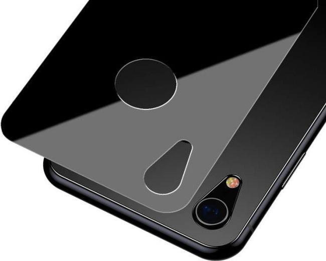 Image du produit Baseus iPhone Xr 03 mm couverture complète incurvée TGlass rear ProtectorNoir (1 pièce(s), Apple iPhone XR)