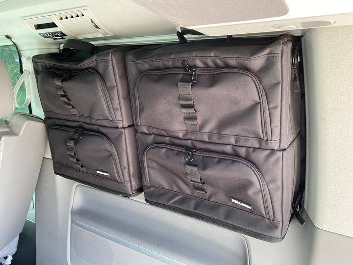 Actual product image Felleisen Set of 4 VWCalifornia Beach bags (2xTr ger, 4x BasicONE)incl. thermal mats in black (24 l)