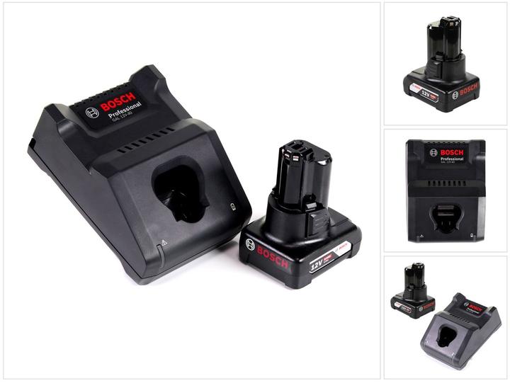 Produktbild Bosch Professional Bosch GAL 12V-40 Professional Schnell Ladegerät für 12V Akkus ( 1600A019R3 ) + 6,0 Ah Akku ( 1600A0 (12 V)