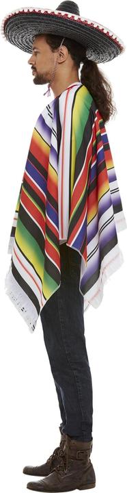 Produktbild Smiffys Mexikaner Poncho (One Size)