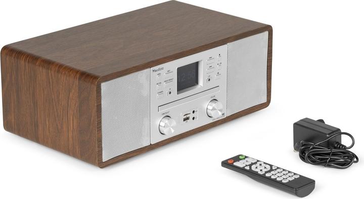 Produktbild Audizio DAB+ Radio Avola Silber, Radio Tuner: FM, DAB+ (DAB+, FM, Bluetooth, WLAN)