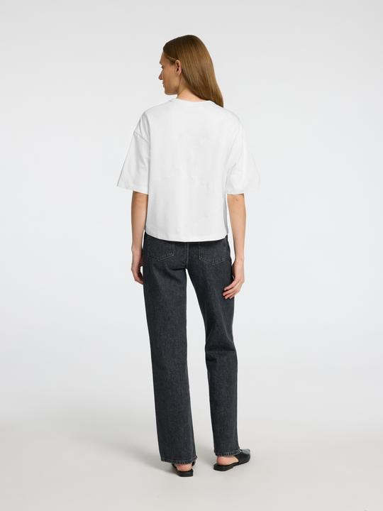 Produktbild Selected Femme Besticktes Crop-T-Shirt (S)