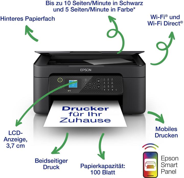 Actual product image Epson WorkForce WF-2910DWF (Ink, Colour)