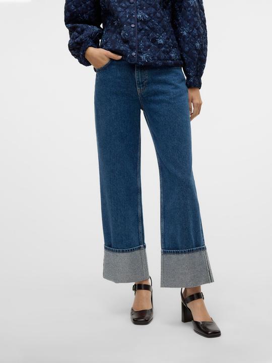 Produktbild Vero Moda VMCHLOE Hohe Taille Weiter Beinschnitt Jeans Weit geschnitten (W30/L32)