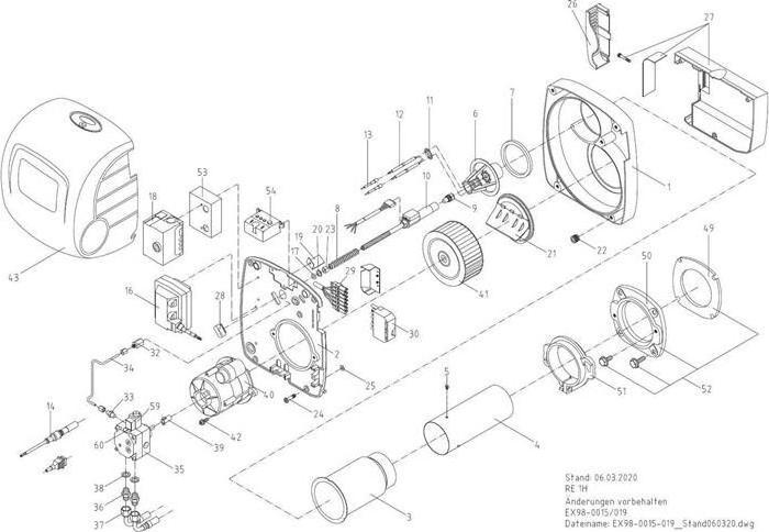 Produktbild MHG Raketenbrenner RE 1-stufig Typ 1.26 HK, 22-26 kW