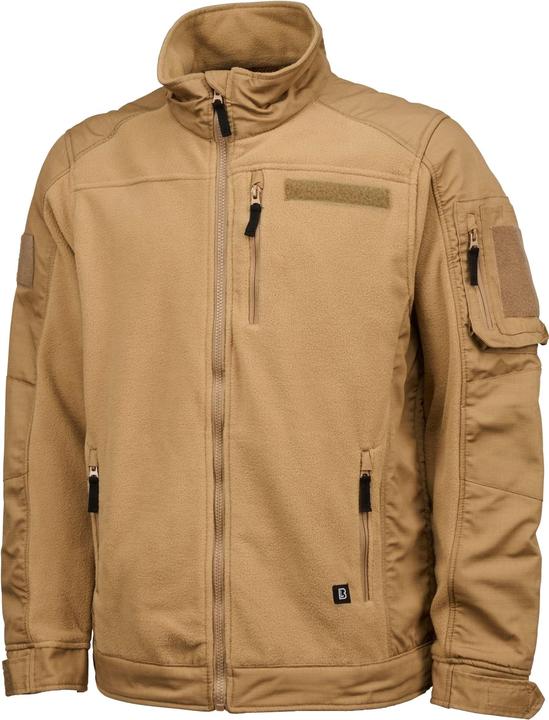Brandit Fleece Ripstop Outdoorjacke Grösse XL Farbe Kamel (XL)