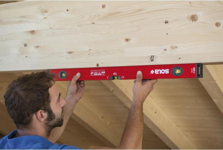 Produktbild Sola Messwerkzeuge 1215101 Alu-Wasserwaage Red 3 80" 80 cm in rot, 800 mm (80 cm)