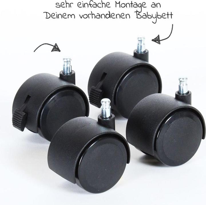Actual product image Babybay Parquet roller set