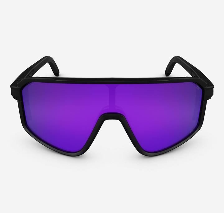 Actual product image Quechua Sunglasses High Resolution Full LENS - MH900 Category 4 black (Black, Black)