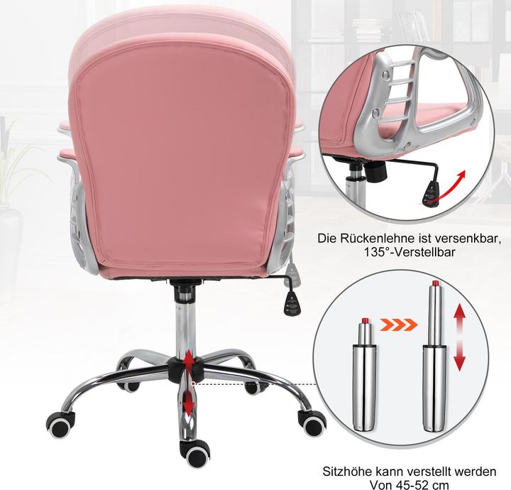 Actual product image Vinsetto Swivel chair in elegant design