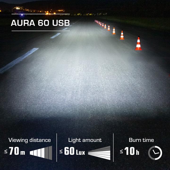 Actual product image Sigma Sport Aura 60/Infinity (60 lm, 60 lm)