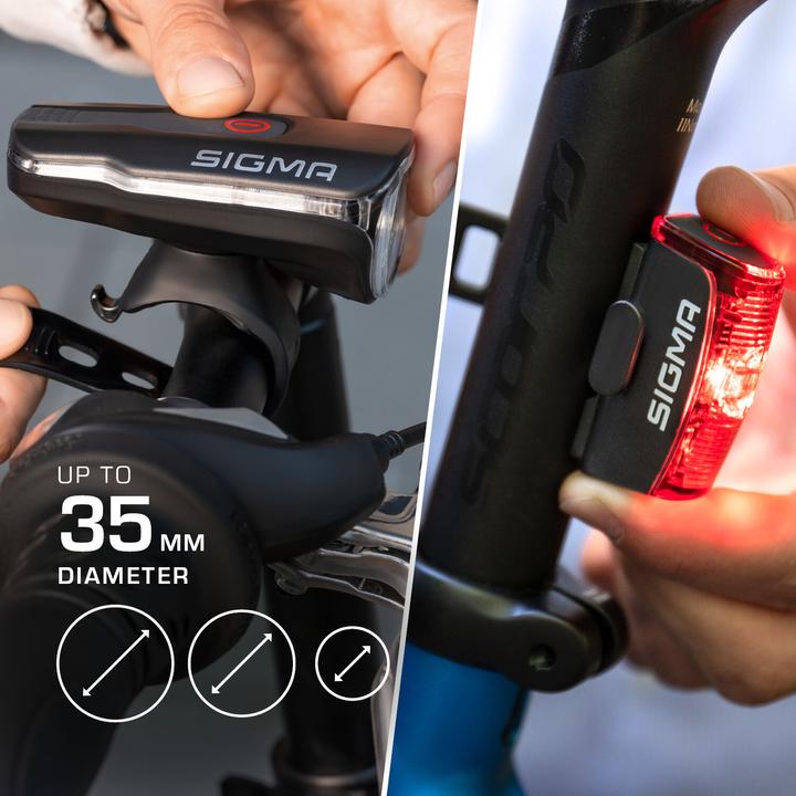 Actual product image Sigma Sport Aura 60/Infinity (60 lm, 60 lm)