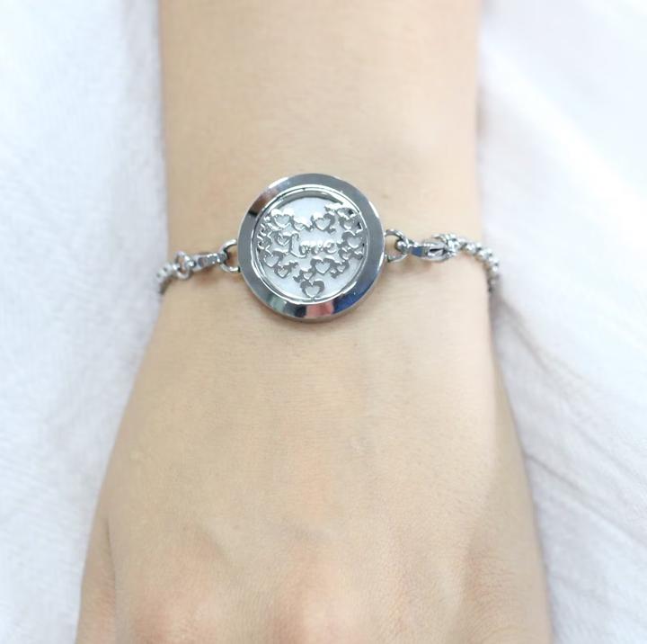 Produktbild Zen Arôme Duft-Schmuck Armband No.1 Diffusor für Ätherisches Öl, Parfum - Edelstahl (Metall, Edelstahl)