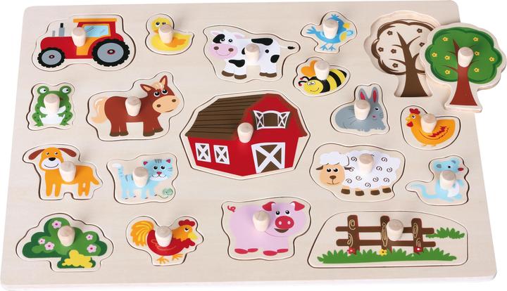 Spielba Tiere mit Griffli (19 Teile)