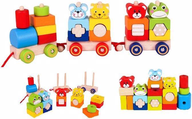 Image du produit Spielba Train de construction, avec 4 personnages