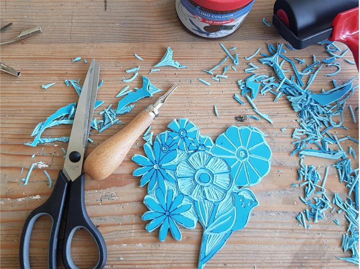 Actual product image Talens Linocut plate