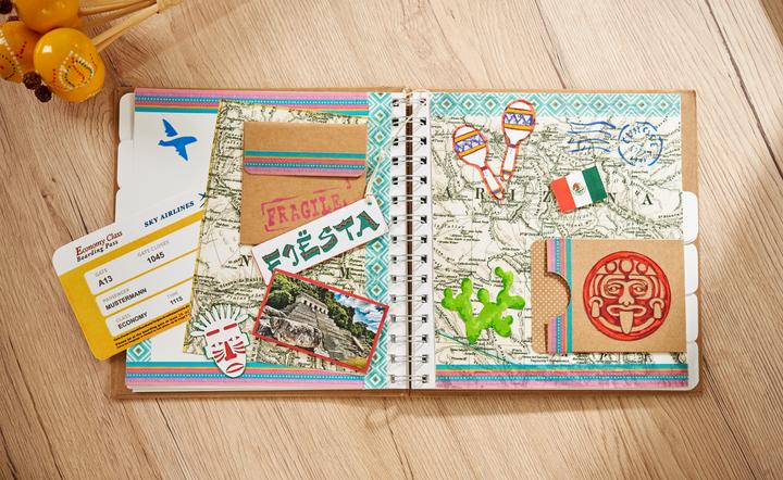 Produktbild VBS Ringbuch-Album, 20x20 cm, 60 Seiten, 190g/qm (20 x 20 cm)