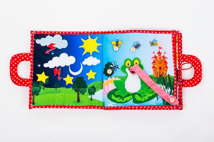 Produktbild Piqipi Quiet Book Stoffbuch Girl Edition (Multilingual)