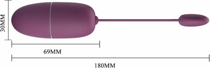 Actual product image Pretty Love Nymph Vibrating Egg App-Controlled Purple