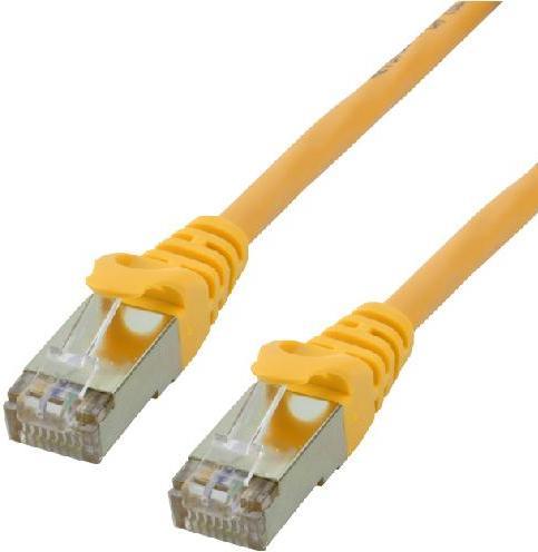 Immagine prodotto MCL CAVO RJ45 IN RAME AL 100% CAT 6 F/UTP 0,3M GIALLO (F/UTP, CAT6, 0.30 m)