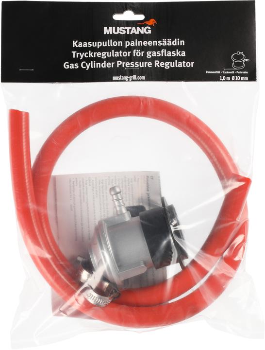Actual product image Mustang Grill Low pressure regulator and hose