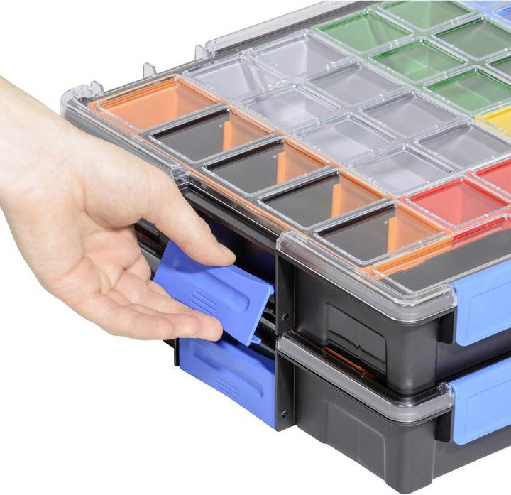 Actual product image Allit EuroPlus Pro K44/7 assortment case (W x H D) 440 76 355 mm number of compartments: 7 1 pc.