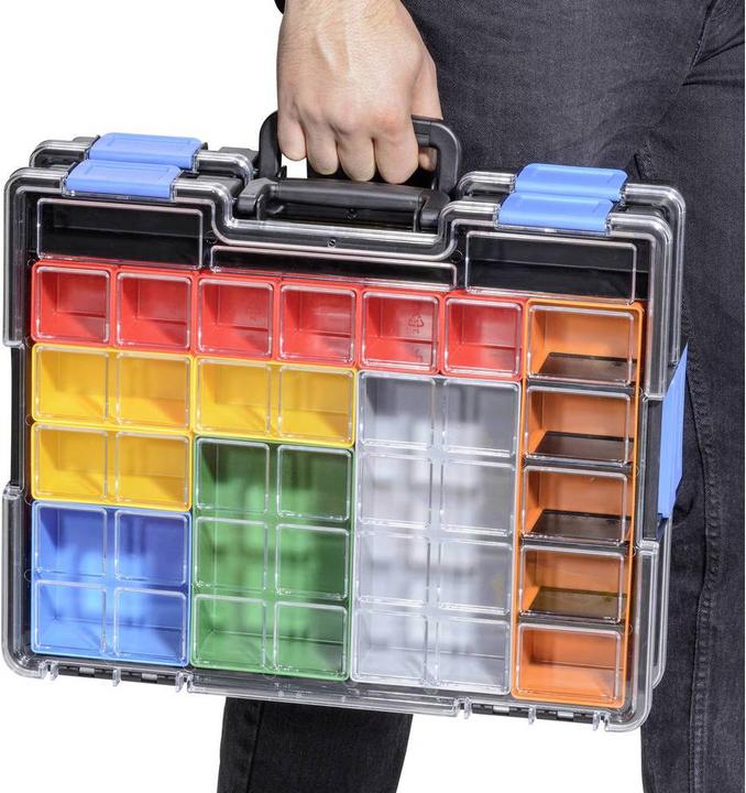 Actual product image Allit EuroPlus Pro K44/7 assortment case (W x H D) 440 76 355 mm number of compartments: 7 1 pc.
