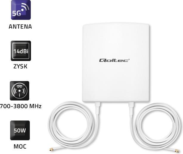 Actual product image Qoltec 5G-Antenna (5G)