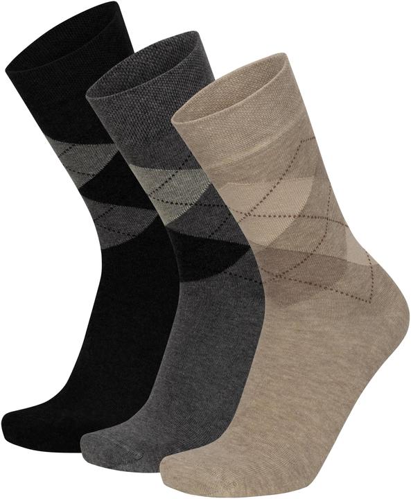 Actual product image Normani 6 pairs of men's socks Camel - 701 (pack of 6, 39 - 42)