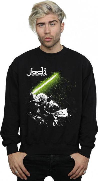 Actual product image Star Wars Mens Yoda Jedi Master Sweatshirt (5XL)