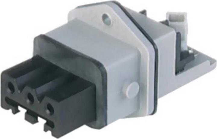 Actual product image SKS Hirschmann mains plug connector Socket, vertical installation Total number of poles: 3 + PE 16 A