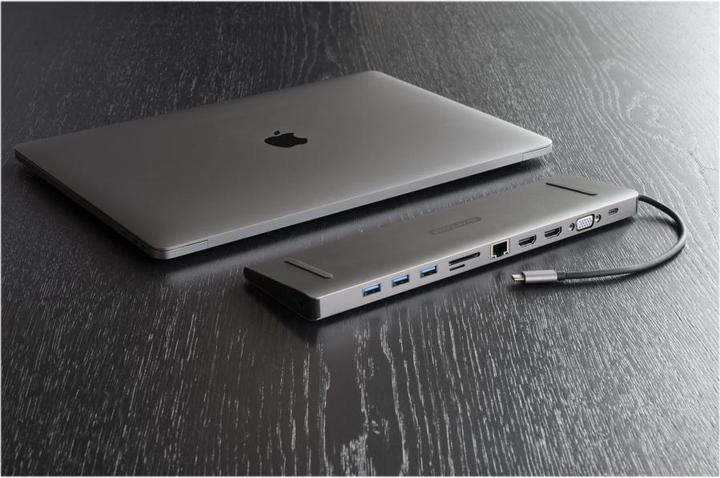 Image du produit Sitecom CN 389 Station d'accueil multiports Pro (USB-C, 10 Ports)