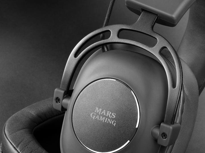 Actual product image Mars Gaming MH6 headphones/headset Wired Head-band Black (Cable)