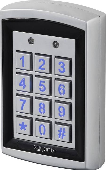 Produktbild Sygonix SY-6428612 Code-Tastatur mit RFID Oberflächenmontage 12 V DC/AC, 24 V D (Elektronische Zahlenkombination, Schlüsselkarte)