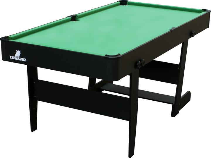 Image du produit Cougar Table de billard pliable Hustle L (144 x 68 cm)