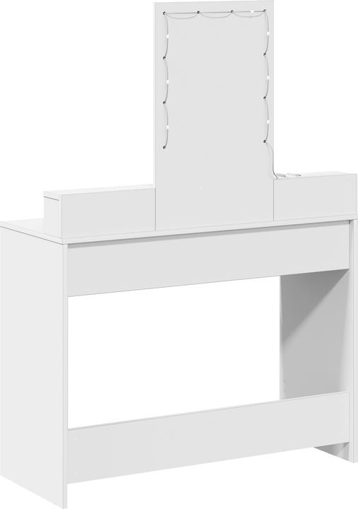 Image du produit VidaXL Coiffeuse Blanc MDF 100 x 41 x 140 cm Coiffeuse