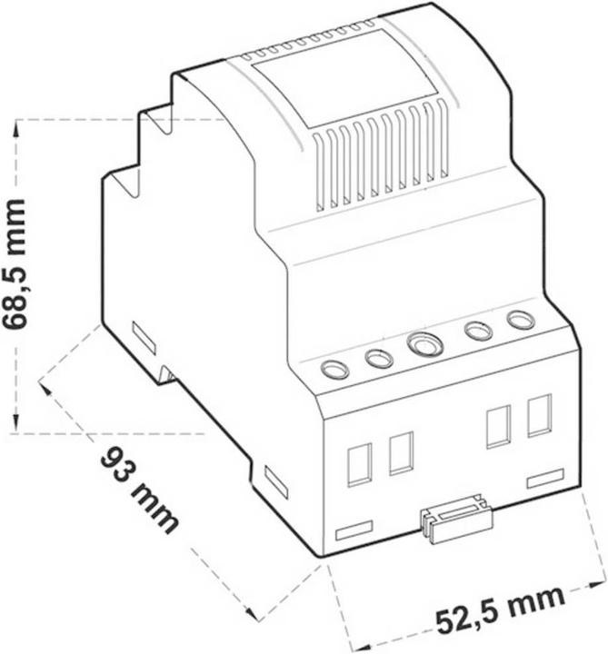 Actual product image Comatec DIN Rail Power Supply Series TBD2 AC/AC