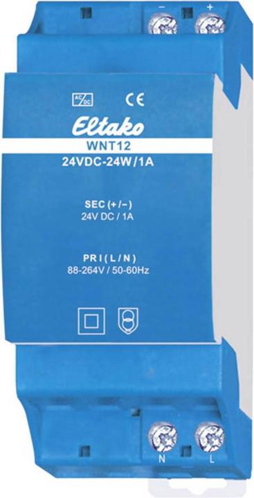 Produktbild Eltako Hutschienen Netzteil (DIN Rail) Weitbereichs Schaltnetzteil 24V DC 24W/1A