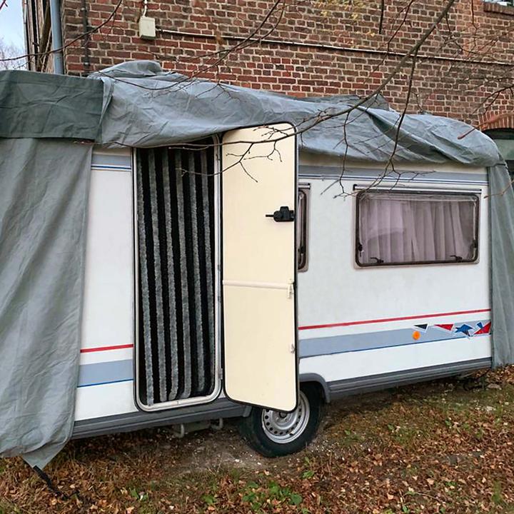 Immagine prodotto Wiltec Housse de protection pour caravane Taille M 520x225x220 cm Bâche Camping-car Revêtement Imperméable