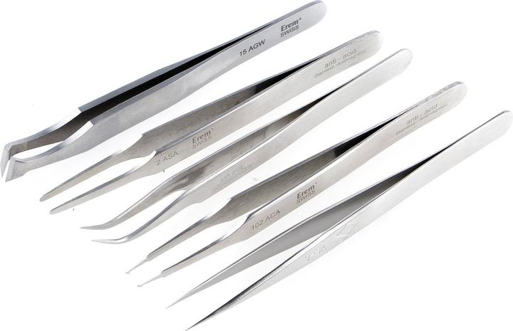 Actual product image Weller Erem 5pcs. tweezers set